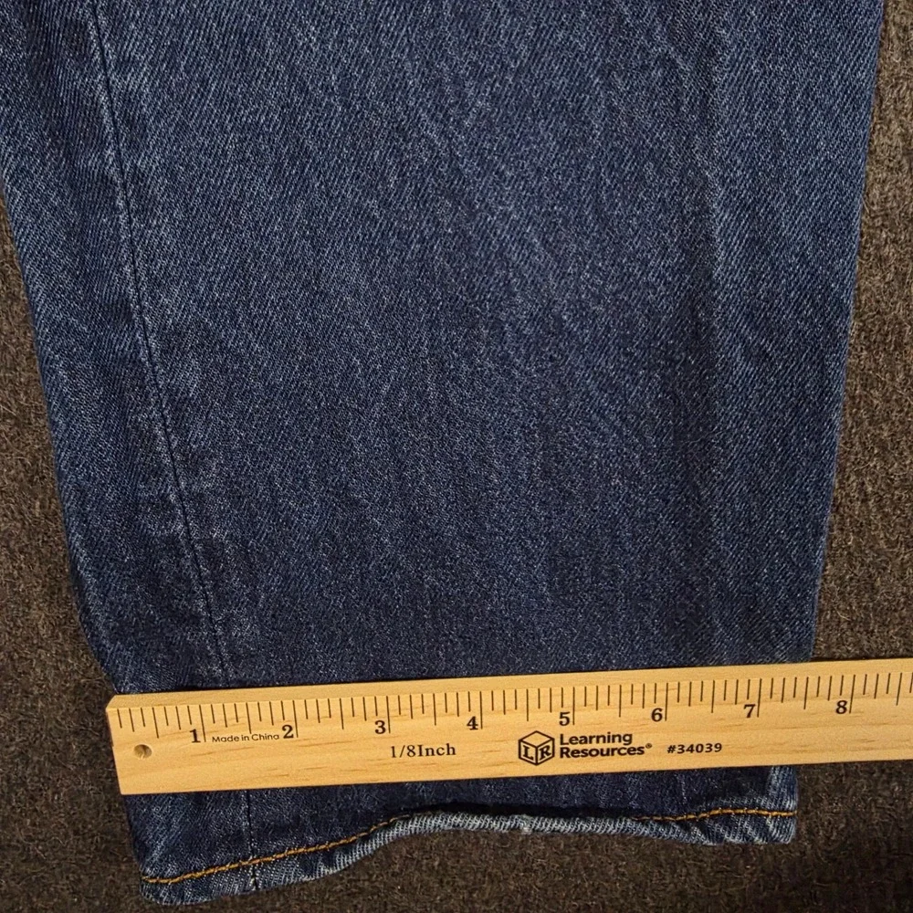 Levi's‎ 501 Mens Dark Wash Blue Button Fly Denim Jeans W30 L27